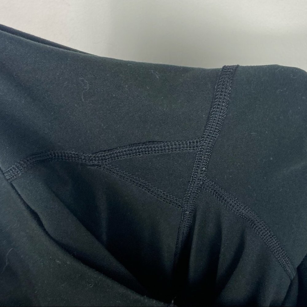 Aerie Black High Waisted Legging Play‎ Real Me 7/8 Pant Size Small Stretch Pants - Picture 5 of 8